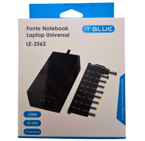FONTE P/NOTEBOOK 12-24V 120W - LE-2562