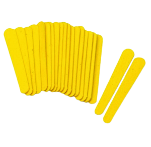 LIXA P/UNHAS 8CM CANARIO C/100 UNID