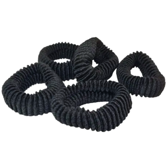 ELASTICO DE CABELO MIXIRICA PRETO C/24 UNID - D28