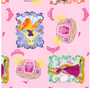 SACO MET 44X59CM C/50 UN PRINCESAS - VP 76