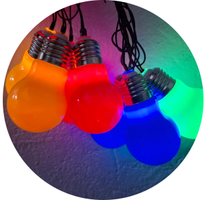 NT - PISCA LED LAMPADAS COLORIDAS C/2,5M - NTL410C127V