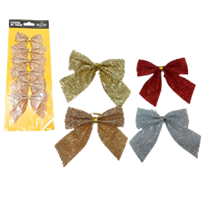 LAÇO GLITTER PURE GLAMO C/6 PÇS - NTA12030