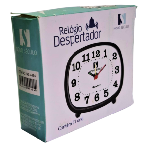 RELOGIO DESPERTADOR DE MESA 9,5X8CM - NS-4494