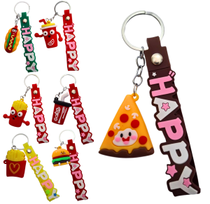 CHAVEIRO EMBORRACHADO ALIMENTOS SORTIDO - HW84326