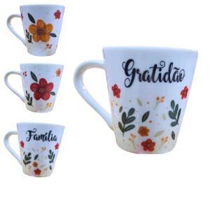 CANECA TULIPA 150ML - FLORES