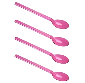 COLHER P/ DOCE ROSA C/15UNID